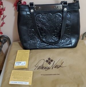 Arden Embossed Leather Tote By Patricia Nash